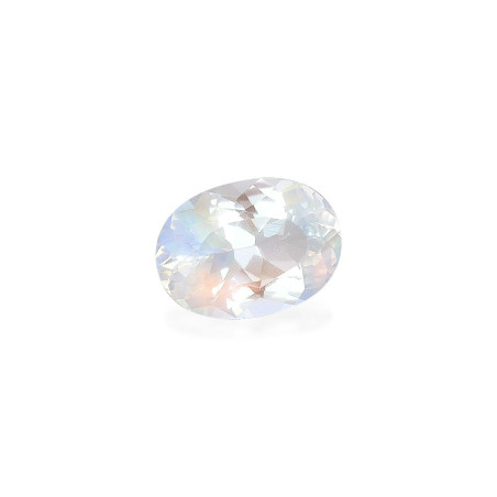 OVAL-cut rainbow moonstone White 2.65 carats
