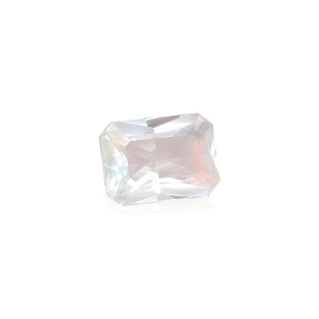RECTANGULAR-cut rainbow moonstone White 3.12 carats