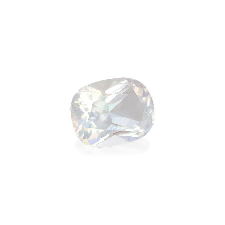 CUSHION-cut rainbow moonstone White 3.44 carats