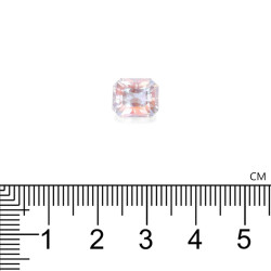 regenboog maansteen rechthoekige witte maat 3,53 karaat