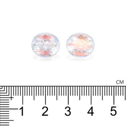 ovaalvormige witte regenboog maansteen van 11,68 karaat