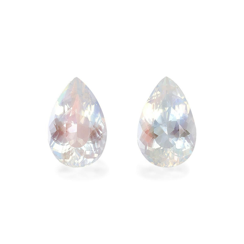 rainbow moonstone lengte Birne Weiß 9.43 karaten