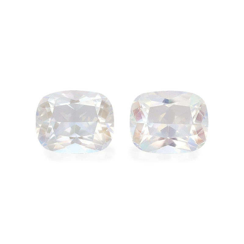 rainbow moonstone taille 靠垫 白色 8.70 carats