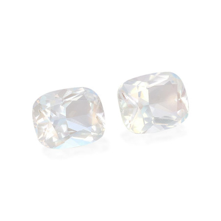 rainbow moonstone الحجم وسادة أبيض 8.70 