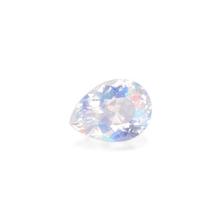 rainbow moonstone الحجم كُمَّثرَى أبيض 3.98 