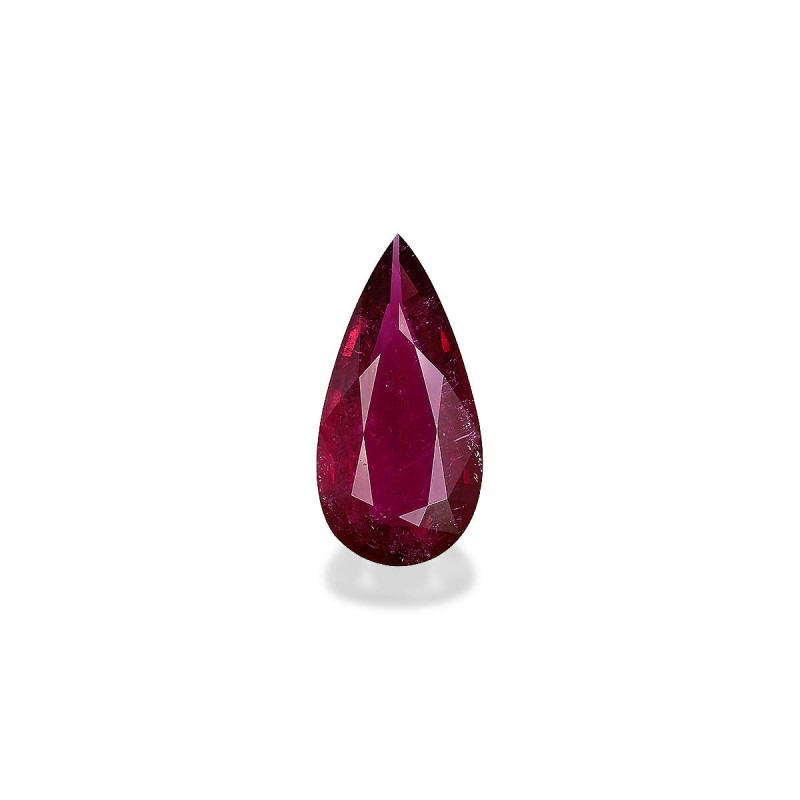 红碧榴石 taille 梨子 绿色 11.04 carats