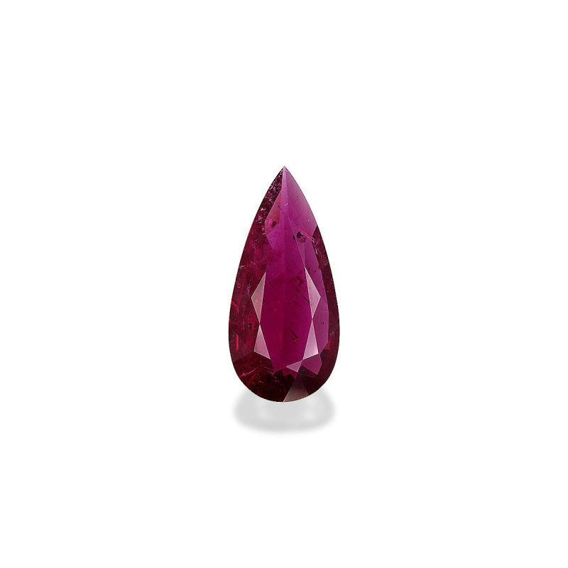 红碧榴石 taille 梨子 绿色 7.00 carats