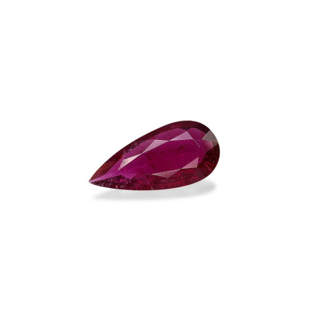 Rubelita taille Poire VERT 7.00 carats