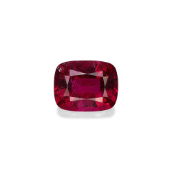 红碧榴石 taille 靠垫 绿色 7.55 carats