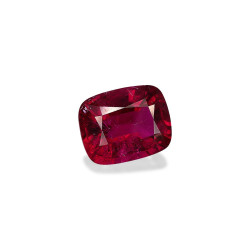 Rubelliet groene kussen geslepen 7.55 karaat