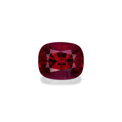 红碧榴石 taille 靠垫 绿色 3.60 carats