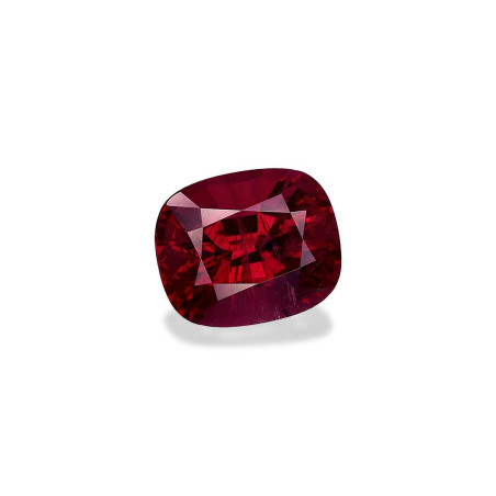 红碧榴石 taille 靠垫 绿色 3.60 carats