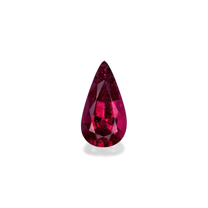 红碧榴石 taille 梨子 绿色 2.69 carats