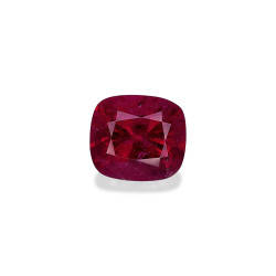 Rubelliet groene kussen geslepen 3.13 karaat
