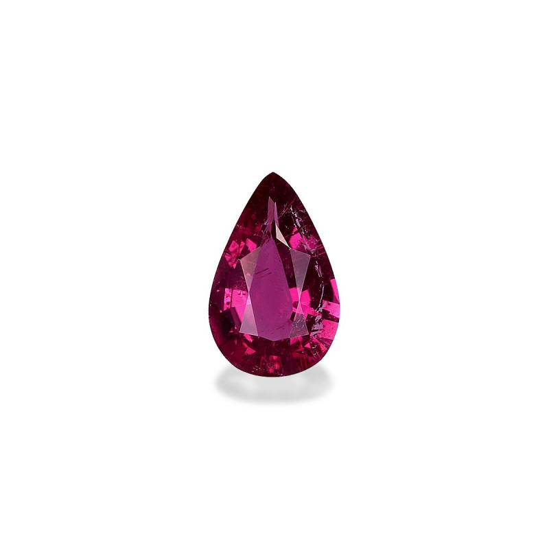 红碧榴石 taille 梨子 绿色 0.83 carats