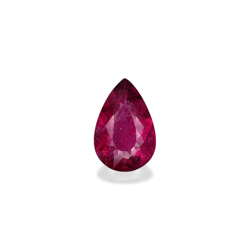 红碧榴石 taille 梨子 绿色 2.21 carats