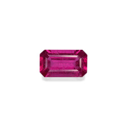 红碧榴石 taille 矩形的 绿色 1.41 carats