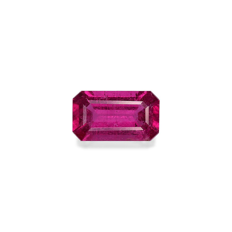 红碧榴石 taille 矩形的 绿色 1.41 carats