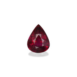 红碧榴石 taille 梨子 绿色 13.09 carats
