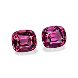 rhodoliet kussen geslepen Flamingo Roze 8.19 karaat