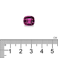 rhodoliet kussen gesneden Bubblegum Roze 5.58 karaat