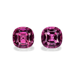 rhodoliet kussen geslepen Bubblegum Roze 7.21 karaat