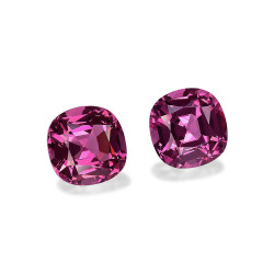 rhodoliet kussen geslepen Bubblegum Roze 7.21 karaat