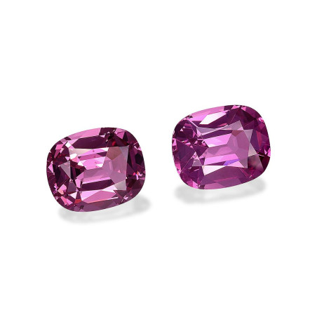 CUSHION-cut rhodolite Bubblegum Pink 6.10 carats