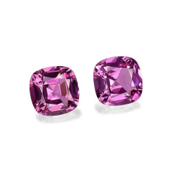 rhodoliet kussen geslepen Bubblegum Roze 5.17 karaat