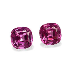 rhodoliet kussen geslepen Bubblegum Roze 6.41 karaat