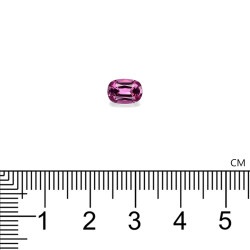 rhodolite الحجم وسادة الزاهي الوردي 1.38 