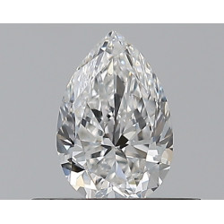 0.4 قيراط الماس على شكل الكمثرى