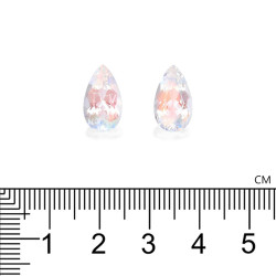 regenboog maansteen peervormig wit 6.50 karaat