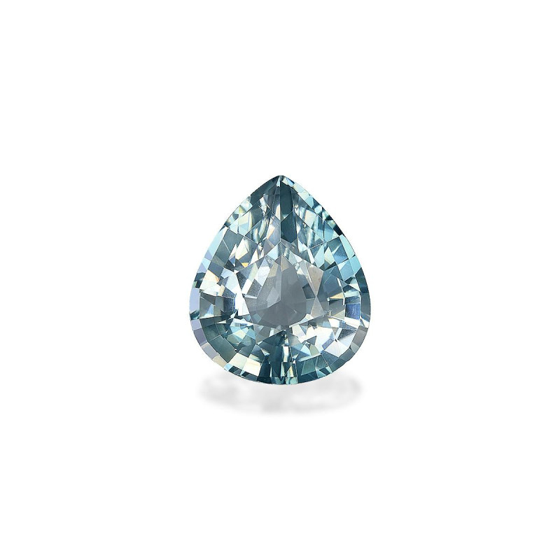 Turmalina Azul taille Poire VERT 8.08 carats