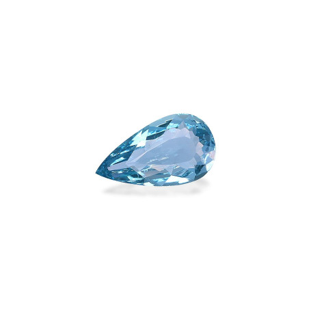 Pear-cut Aquamarine Baby Blue 2.61 carats