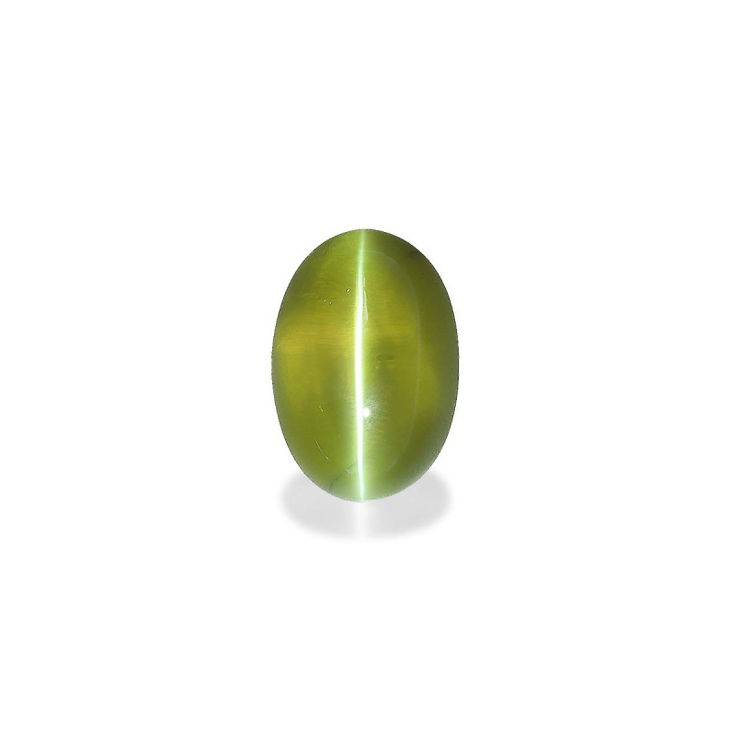 Œil de chat (chrysoberyl) taille OVALE VERT 10.18 carats
