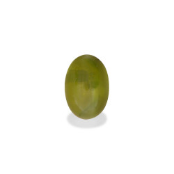 Kattenoog (chrysoberyl) OVALE GROEN 10,18 karaat
