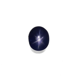 Ovale blauwe ster saffier...