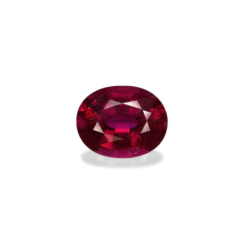 红碧榴石 taille 椭圆形 品红紫色 8.39 carats