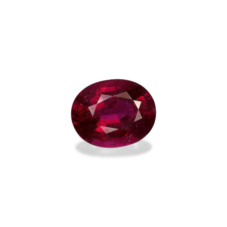 红碧榴石 taille 椭圆形 品红紫色 8.39 carats