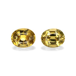 石榴石 taille 椭圆形 黄色 4.86 carats