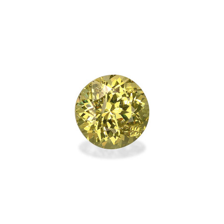 石榴石 taille 圆形 柠檬黄 2.43 carats