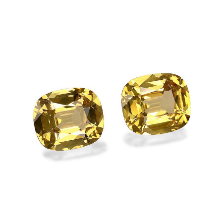 CUSHION-cut Grossular Garnet Yellow 5.60 carats