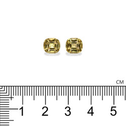 Kussen geslepen Grossular Granaat Lemon Yellow 3,82 karaat