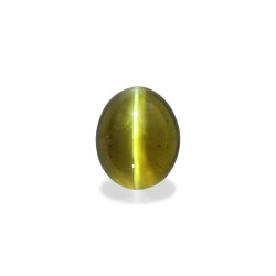 Kattenoog (chrysoberyl) OVALE GROEN 12.37 karaat