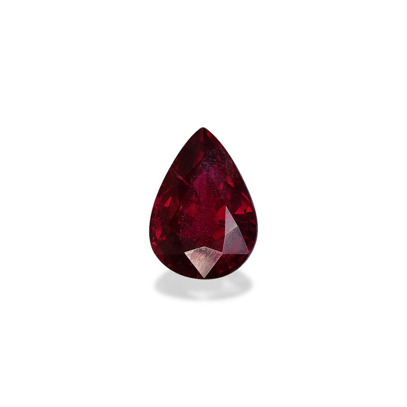 莫桑比克红宝石 taille 梨子 红色 2.56 carats