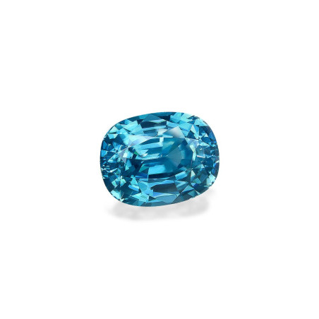 CUSHION-cut Blue Zircon Blue 9.34 carats