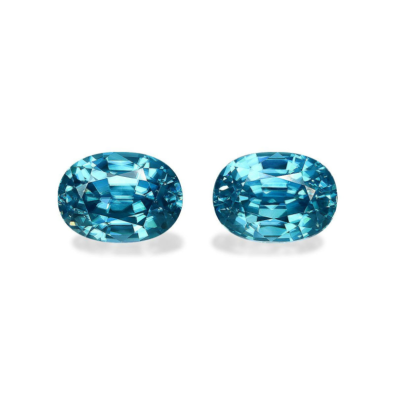 Circonio Azul taille OVALE Azul 12.78 carats