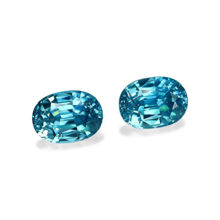 Circonio Azul taille OVALE Azul 12.78 carats