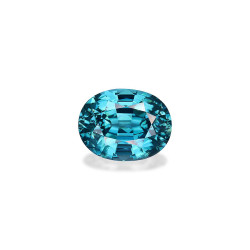 Ovale Blauwe Zirkoon Blauw...